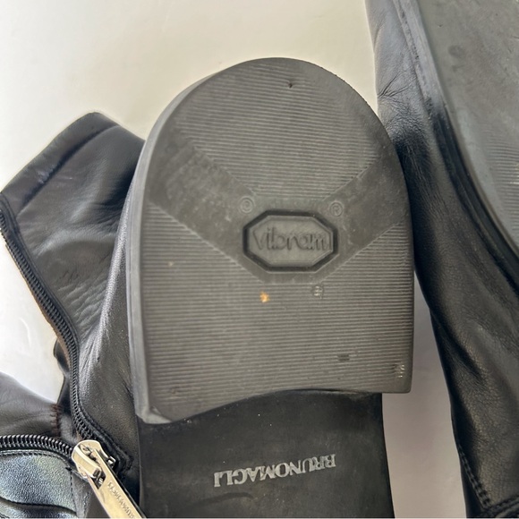 BRUNO MAGLI RASPINO BLACK LEATHER BOOTS MEN SIZE 10.5 - Picture 13 of 16